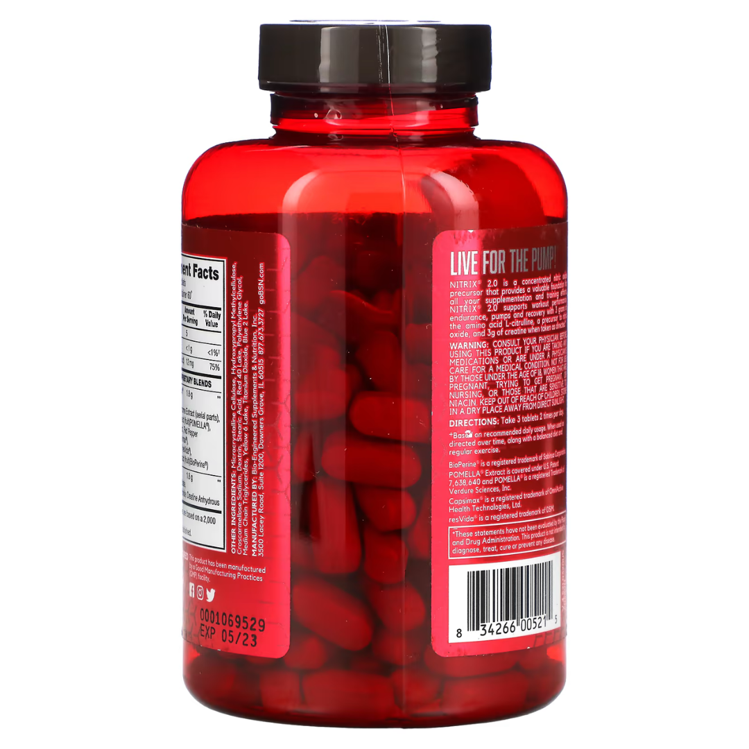 BSN Nitrix 2.0 180 Caps