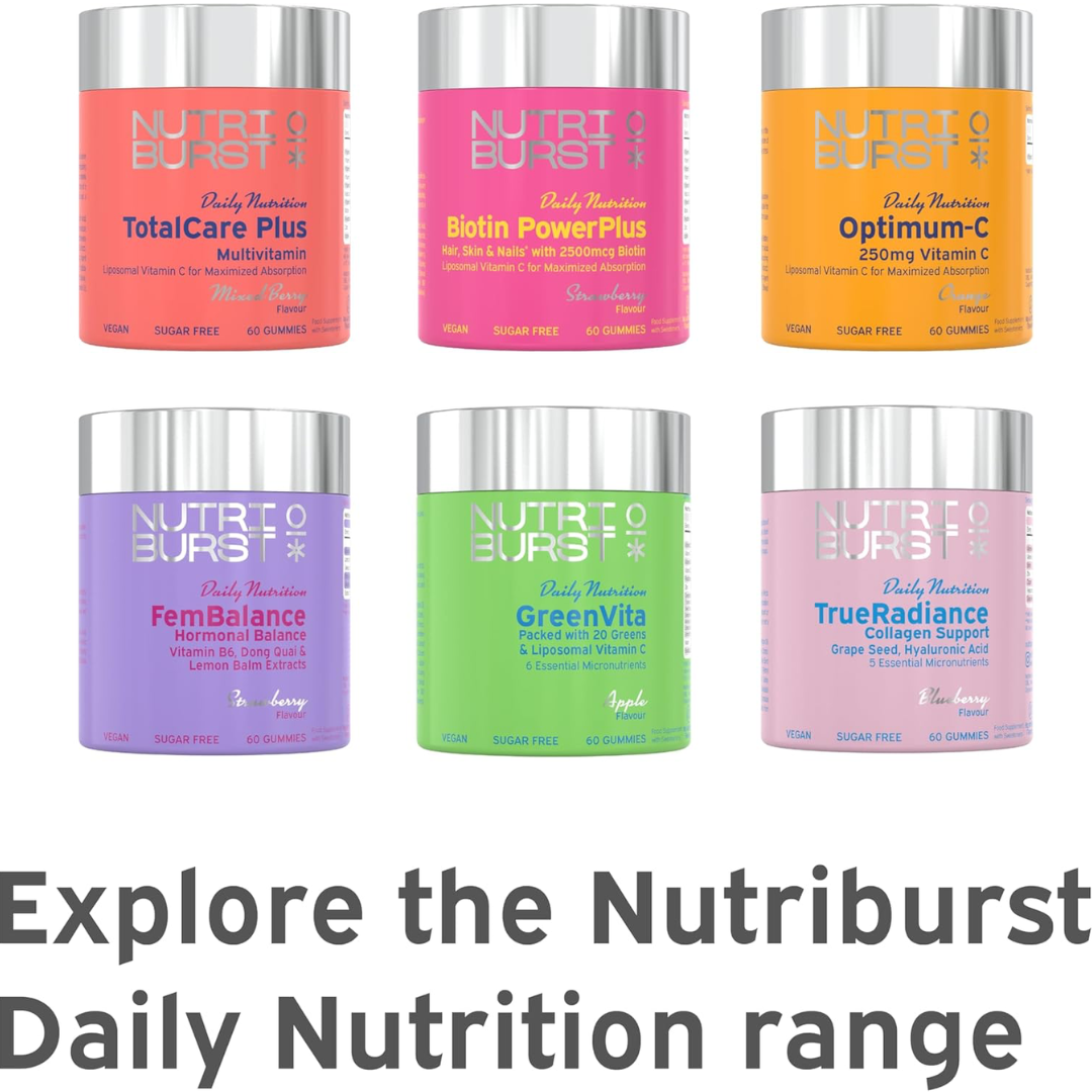 Nutriburst Ultra-D3 1000 IU 60 Gummies Lemon