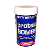 NutriSport Protein Bombs 40 Tabs - Strawberry