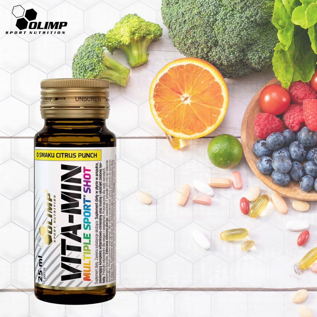Olimp Sport Nutrition Vita-Min Multiple Sport Shot 9x25ml Citrus