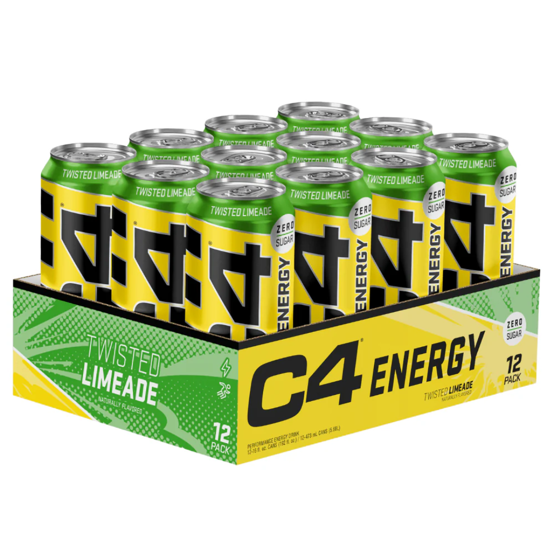Cellucor C4 Performance Energy Carbonated RTD 12x500ml - Twisted Limeade