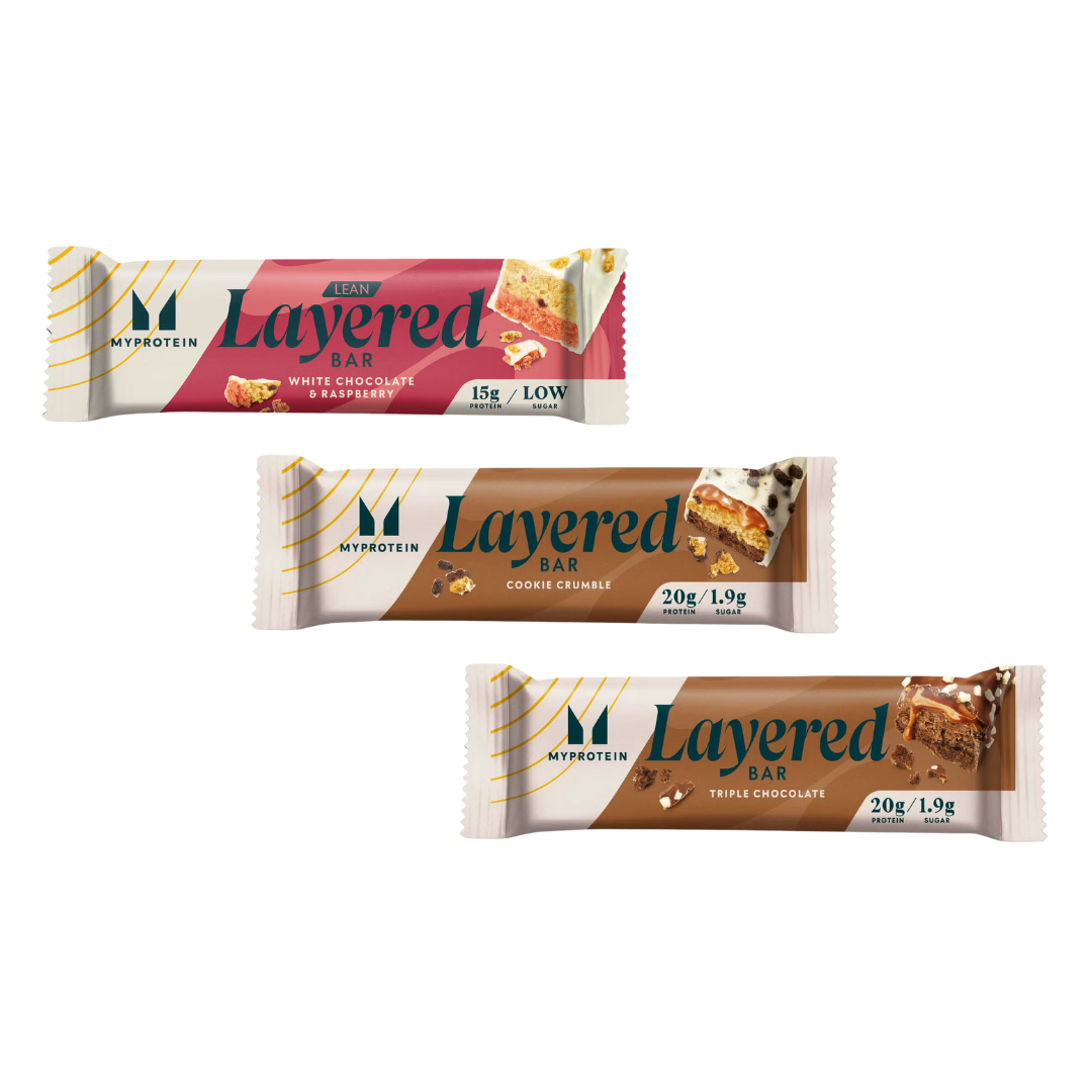 MyProtein MyProtein Layered Bar 12 x 60g - Vanilla Birthday Cake