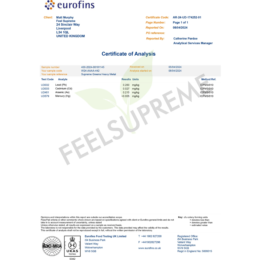 Feel Supreme Supreme Greens 300g