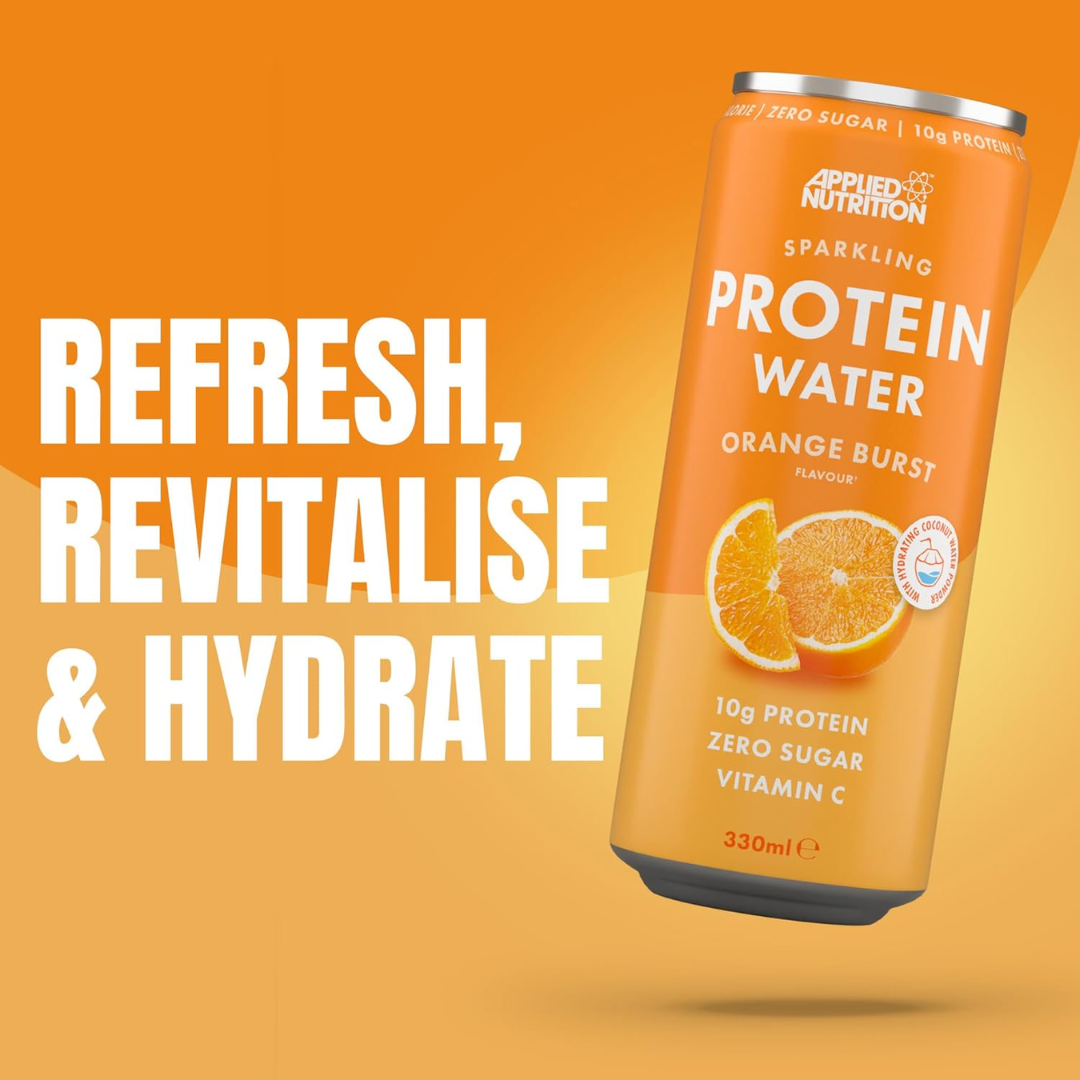 Applied Nutrition Sparkling Protein Water 12x330ml - Tropical Burst