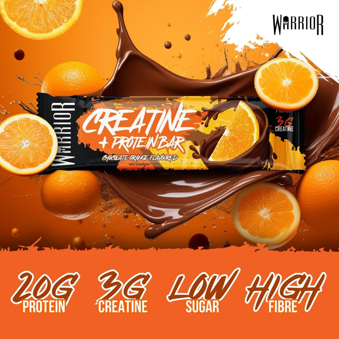 Warrior Creatine Bars 12x75g - Chocolate Peanut