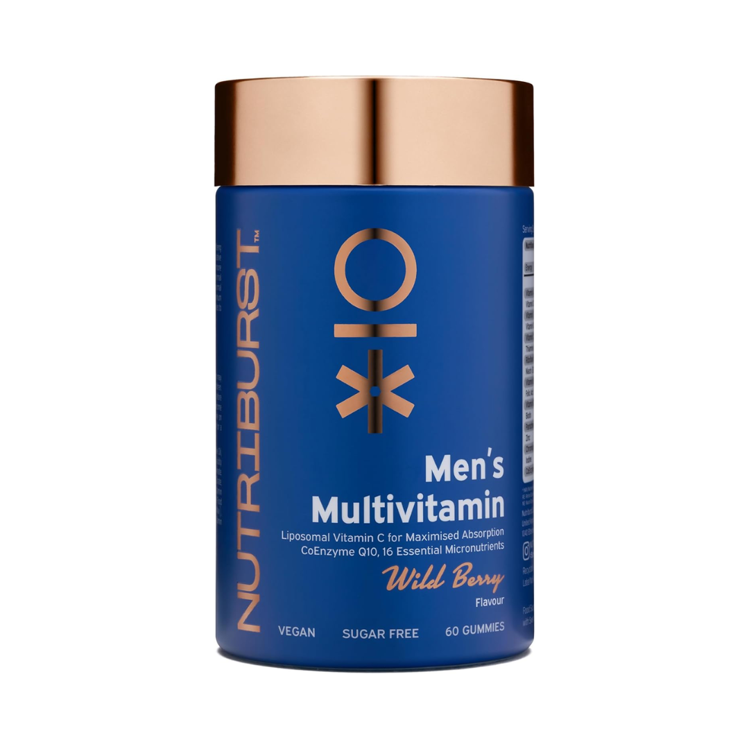 Nutriburst Men's Multivitamin 60 Gummies Wild Berry