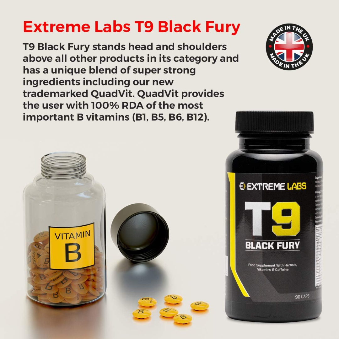 Extreme Labs T9 Black Fury 90 Caps