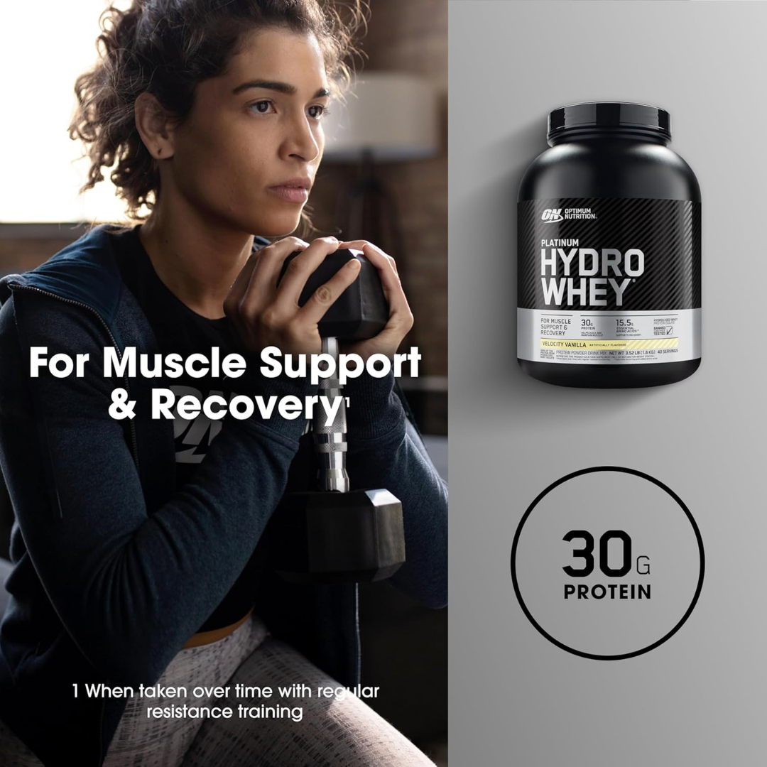 Optimum Nutrition Platinum Hydro Whey 1.6kg - Vanilla
