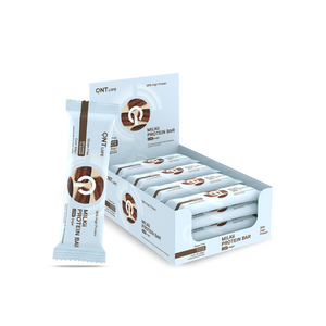 QNT Milkii Protein Bar 12x60g - Chocolate Caramel Brownie