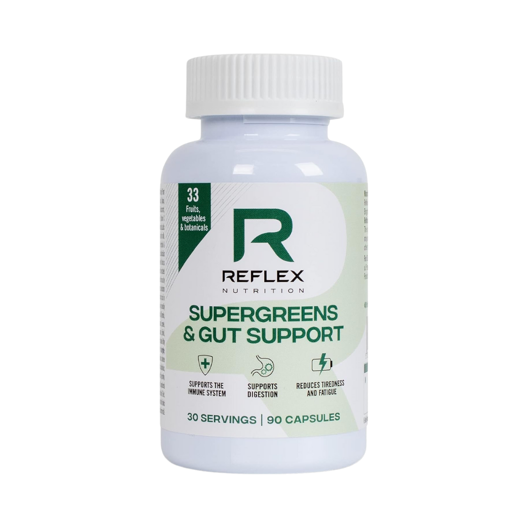 Reflex Nutrition Supergreens & Gut Support 90 Veg Caps