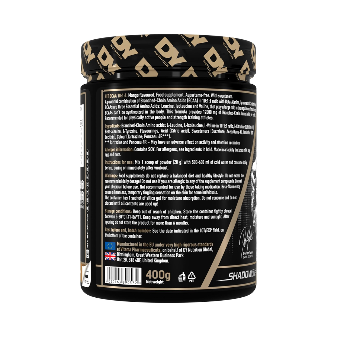 DY Nutrition Hit BCAA 10:1:1 400g - Pineapple