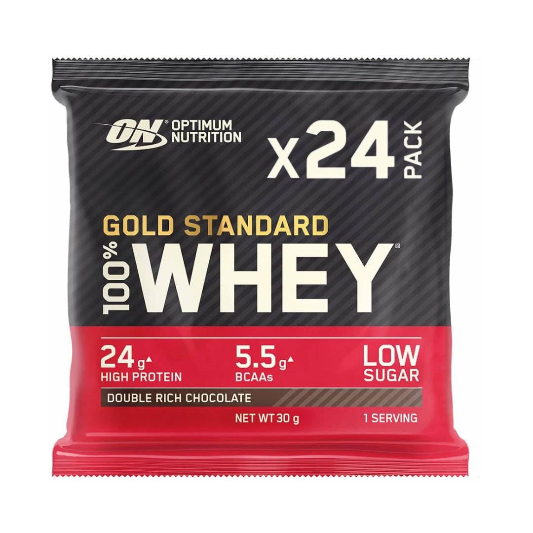 Optimum Nutrition Gold Standard 100% Whey 24x30g - Double Rich Chocolate