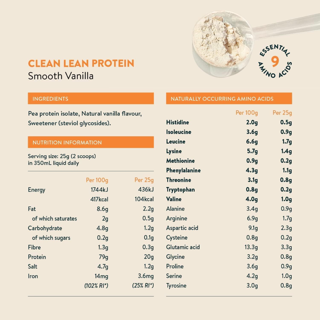 Nuzest Clean Lean Protein 250g - Smooth Vanilla