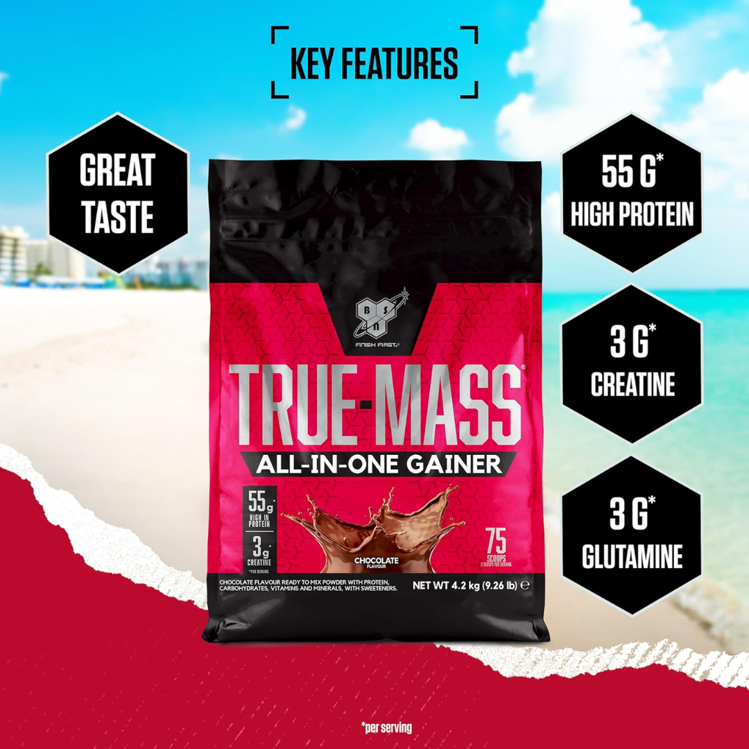 BSN True Mass All-In-One Gainer 4.2kg - Strawberry