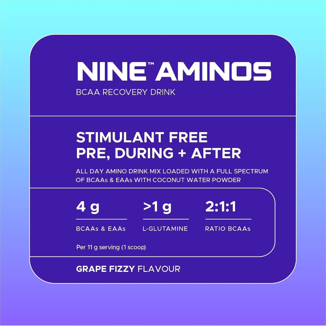 USN Nine Aminos 330g - Grape Fizzy Pop