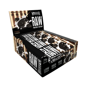 Warrior Raw Protein Flapjack 12x75g - Cookies & Cream