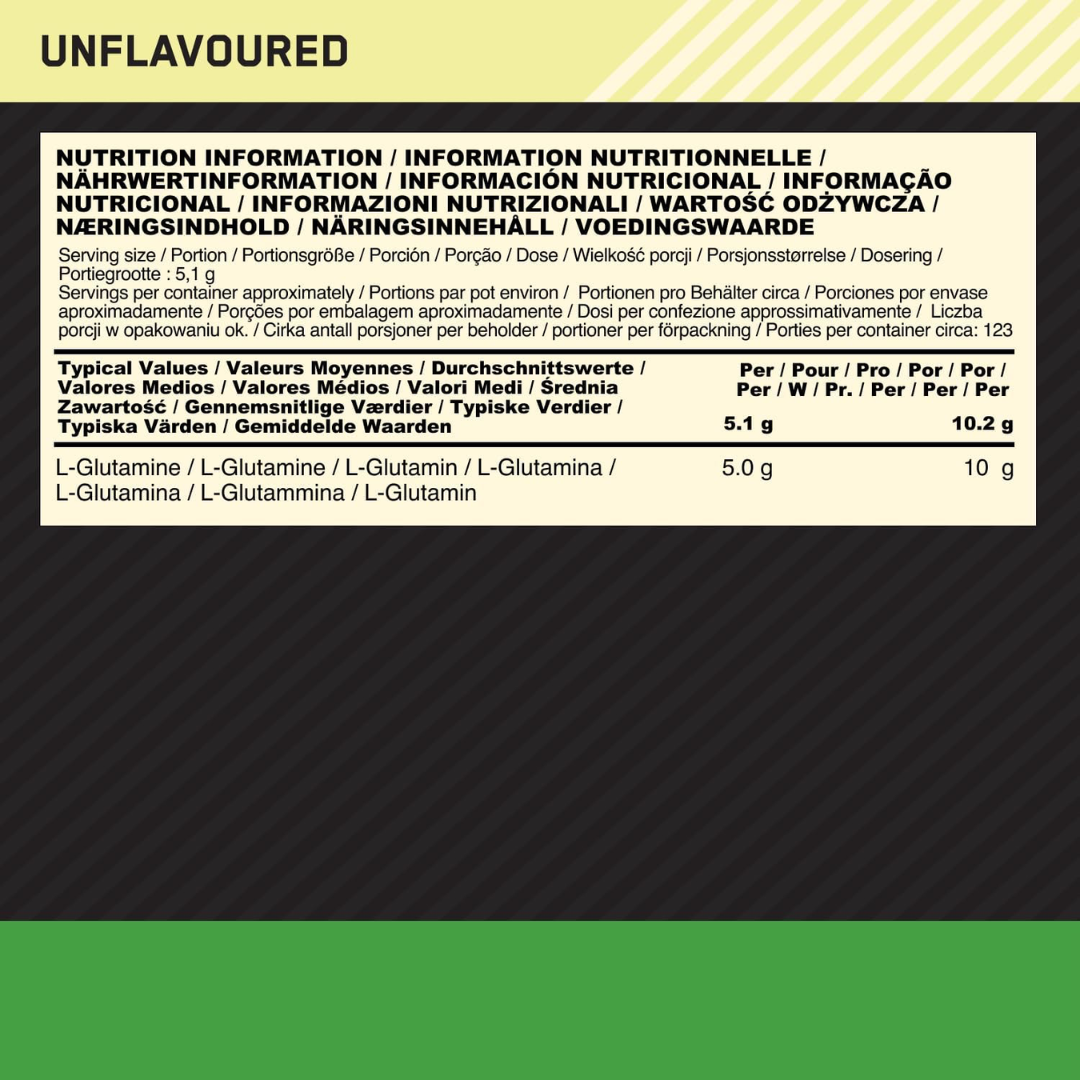 Optimum Nutrition Glutamine Powder 630g