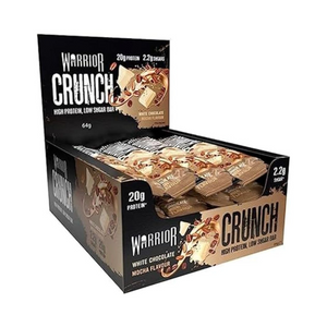 Warrior Crunch Bars 12x64g - White Choc Mocha