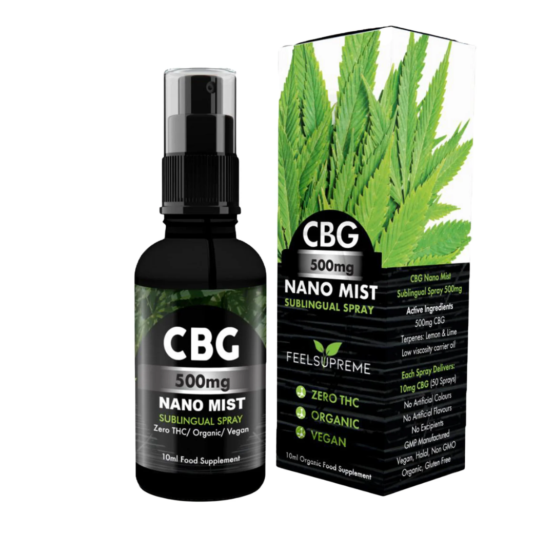 Feel Supreme CBG Nano Spray 500mg 10ml