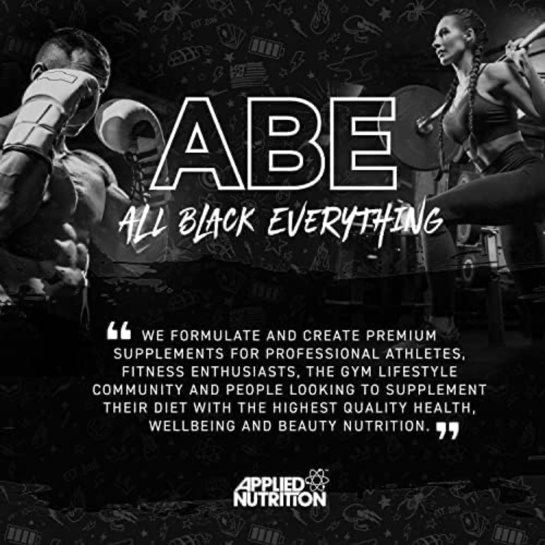 Applied Nutrition ABE All Black Everything Carbonated Can 12x330ml - Orange Burst