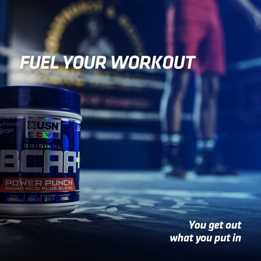 USN BCAA Power Punch 400g - Blue Raspberry