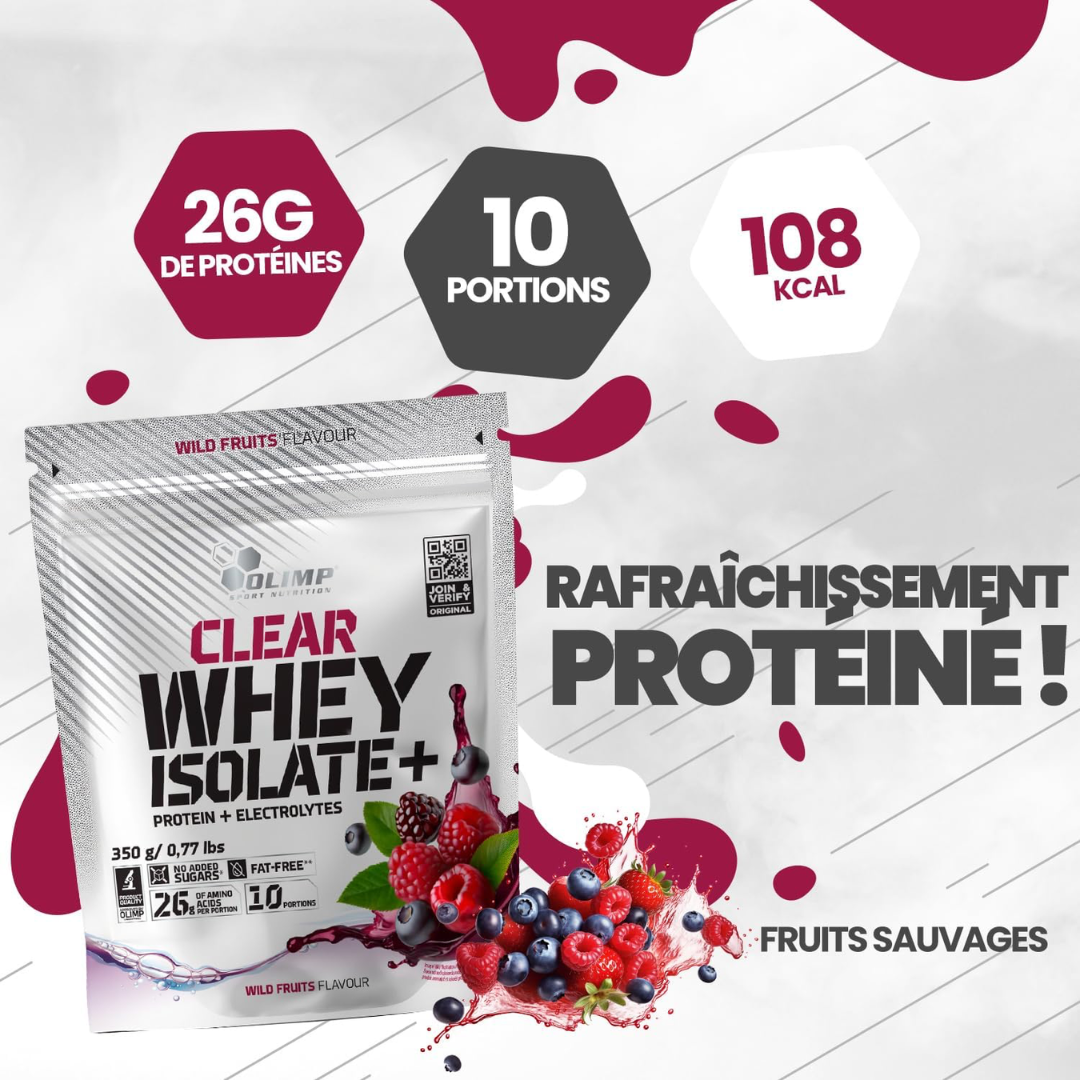 Olimp Sport Nutrition Clear Whey Isolate+ 350g - Wild Fruits