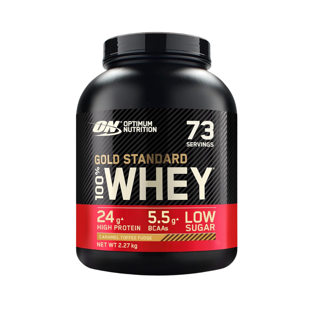 Optimum Nutrition Gold Standard 100% Whey 2.28kg - Caramel Toffee Fudge