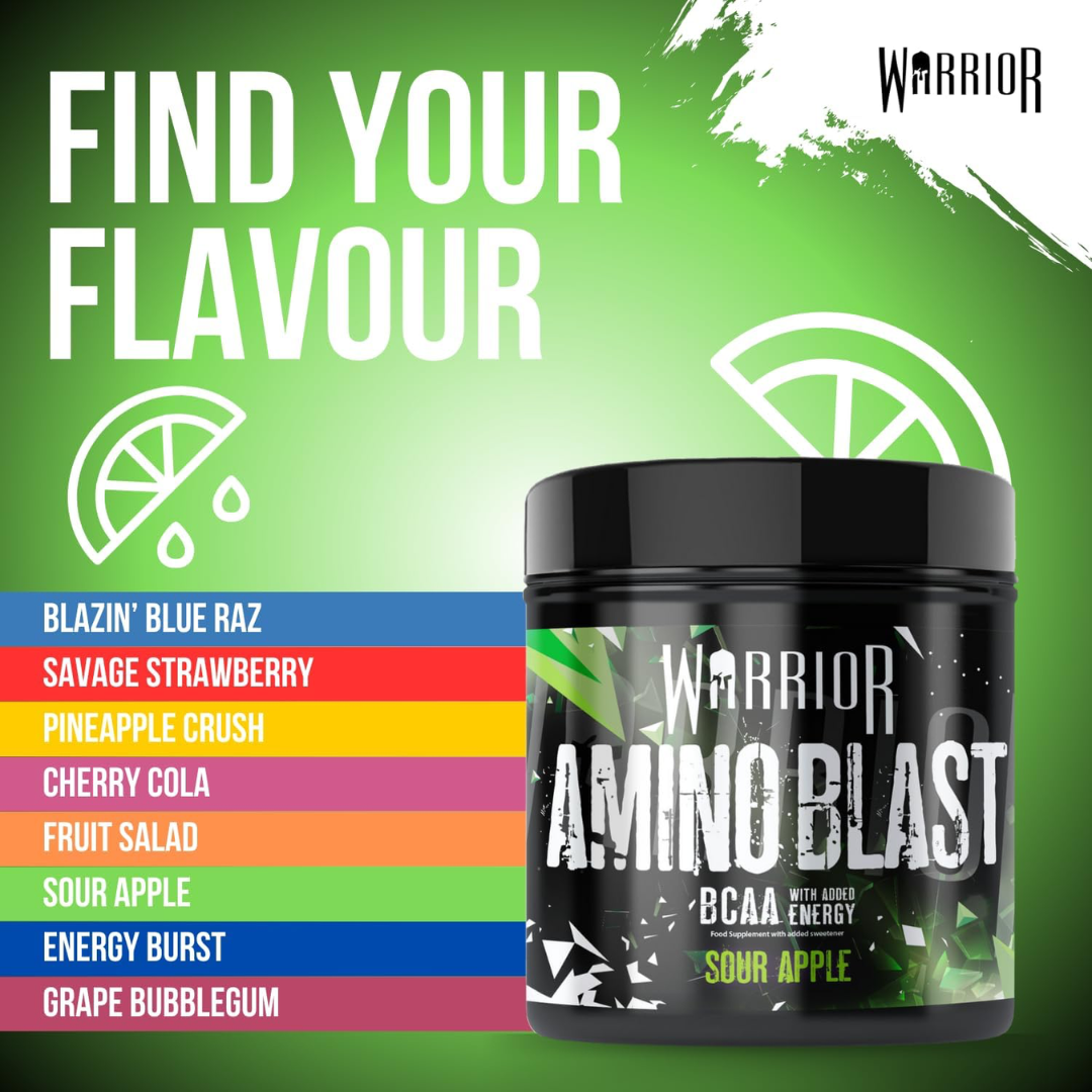 Warrior Amino Blast 270g - Blue Raspberry