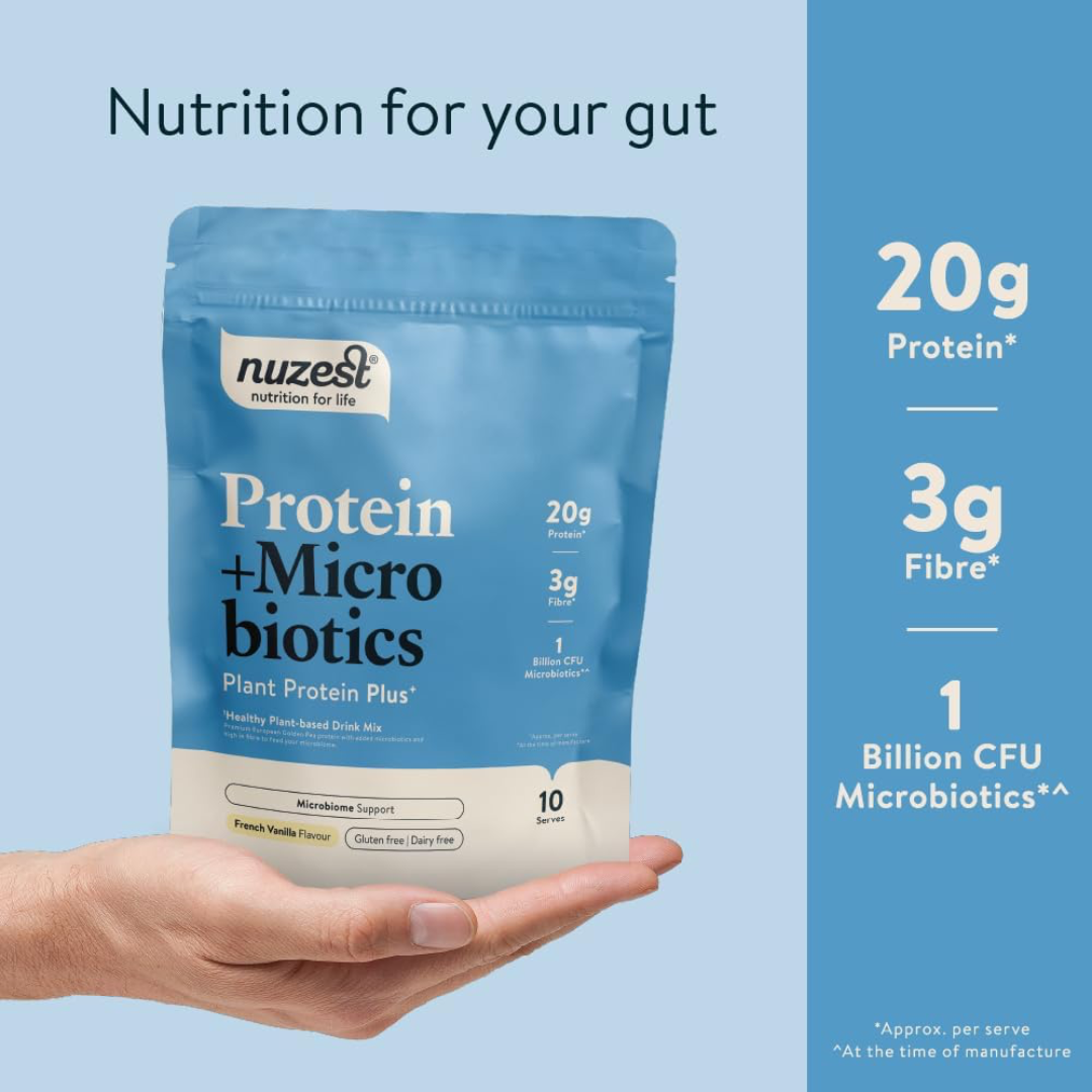 Nuzest Protein Plus Microbiotics 300g - French Vanilla