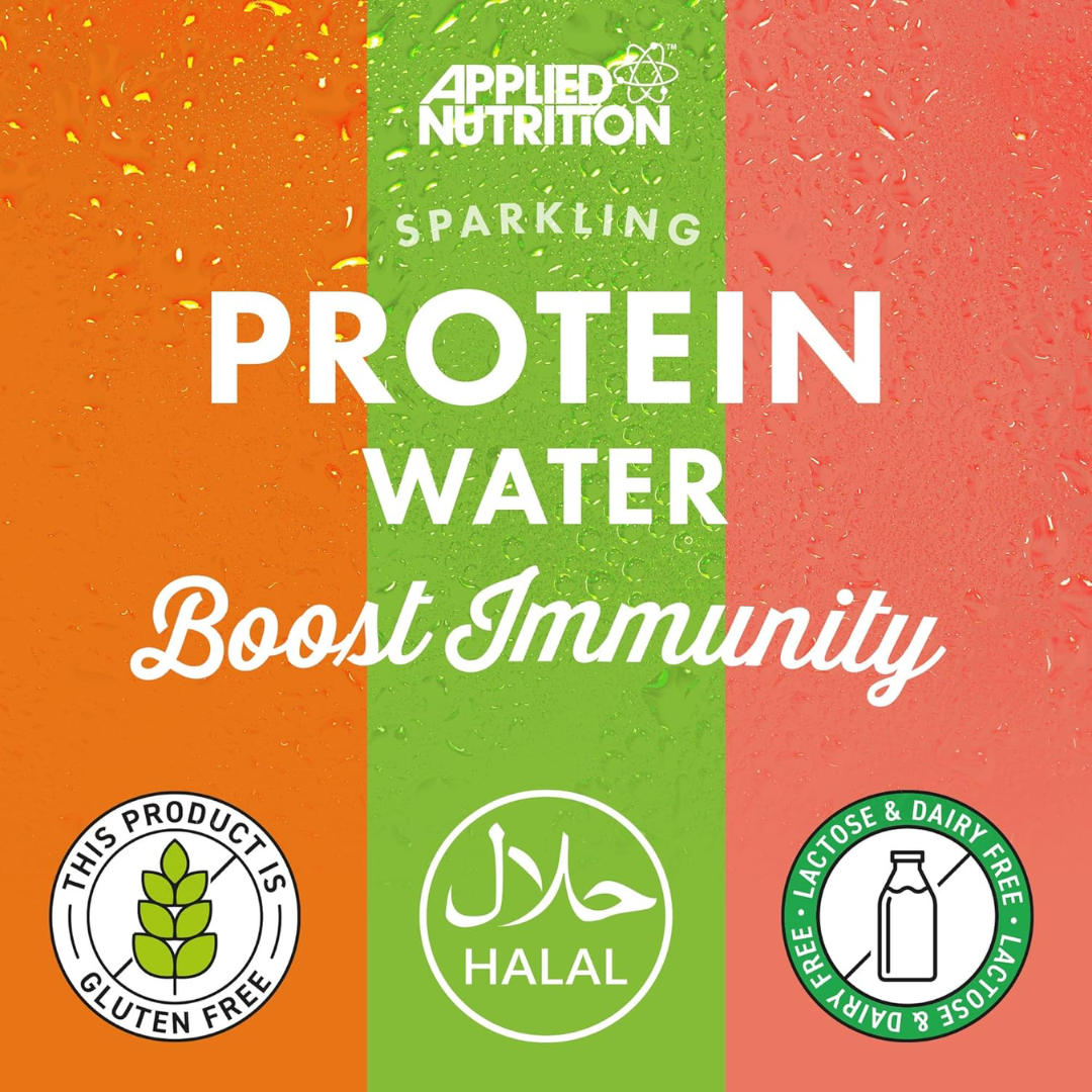 Applied Nutrition Sparkling Protein Water 12x330ml - Tropical Burst