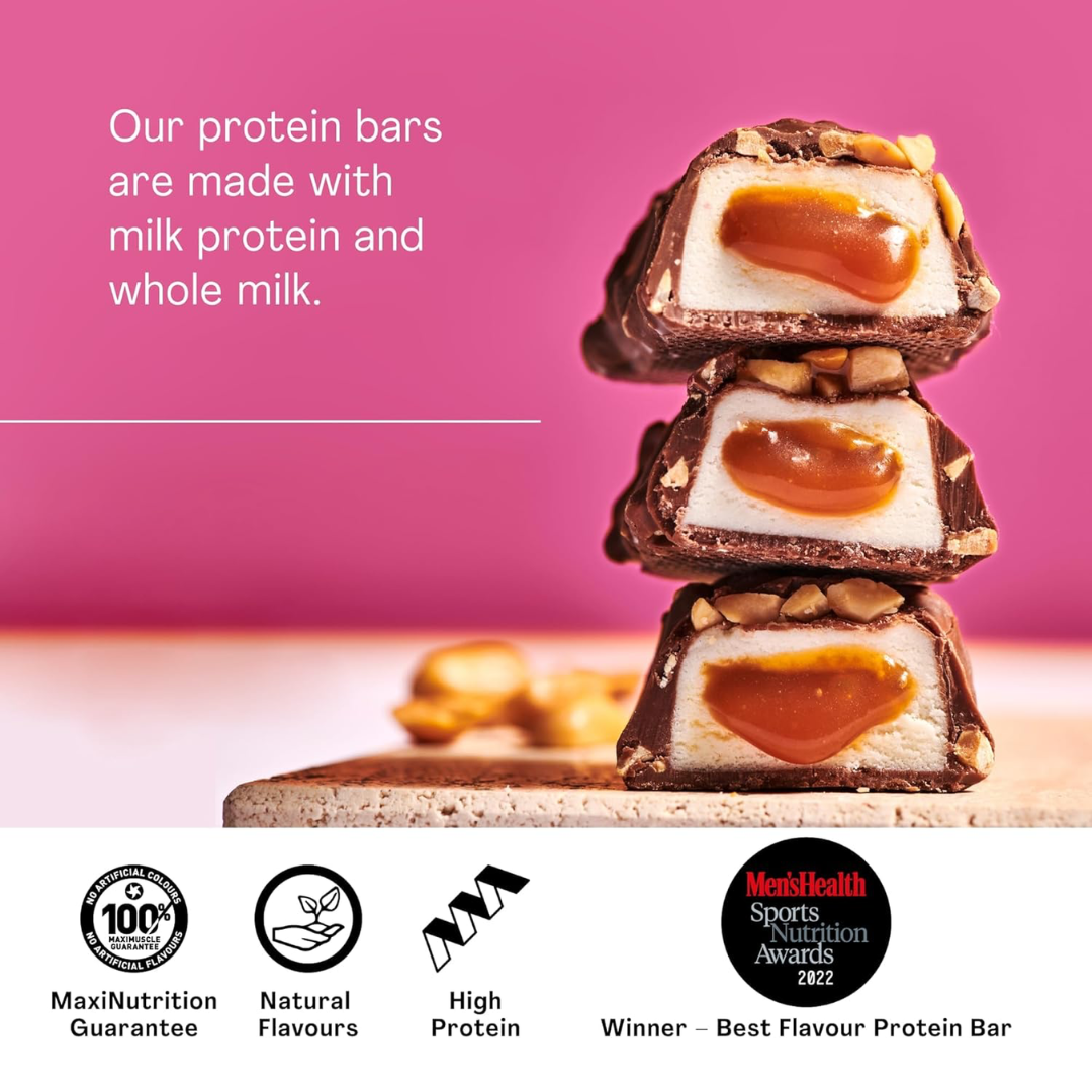 MaxiNutrition Creamy Core Bar 12x45g - Peanut Caramel