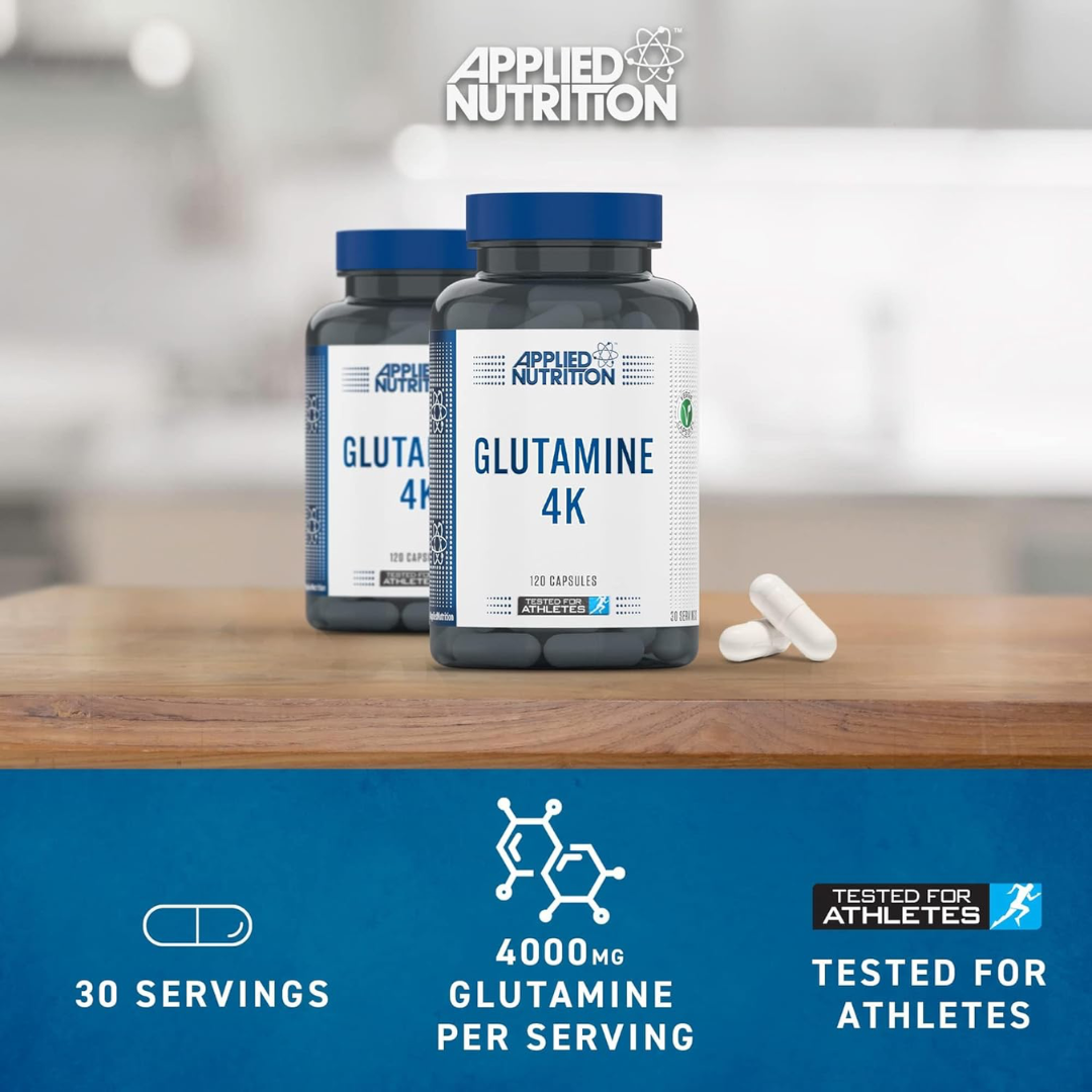 Applied Nutrition Glutamine 4K 120 Veg Caps