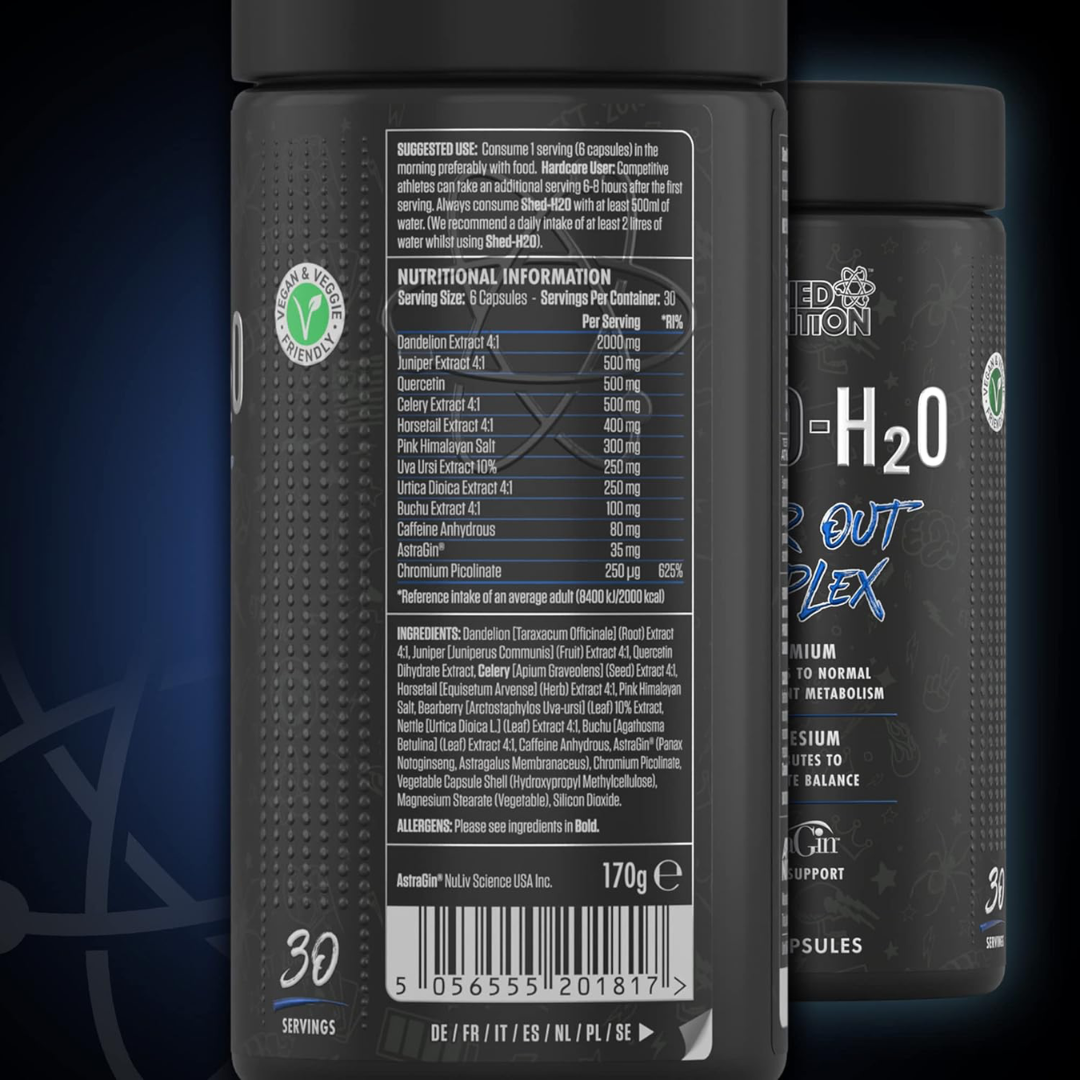 Applied Nutrition Shed H2O Water Out Complex 180 Caps