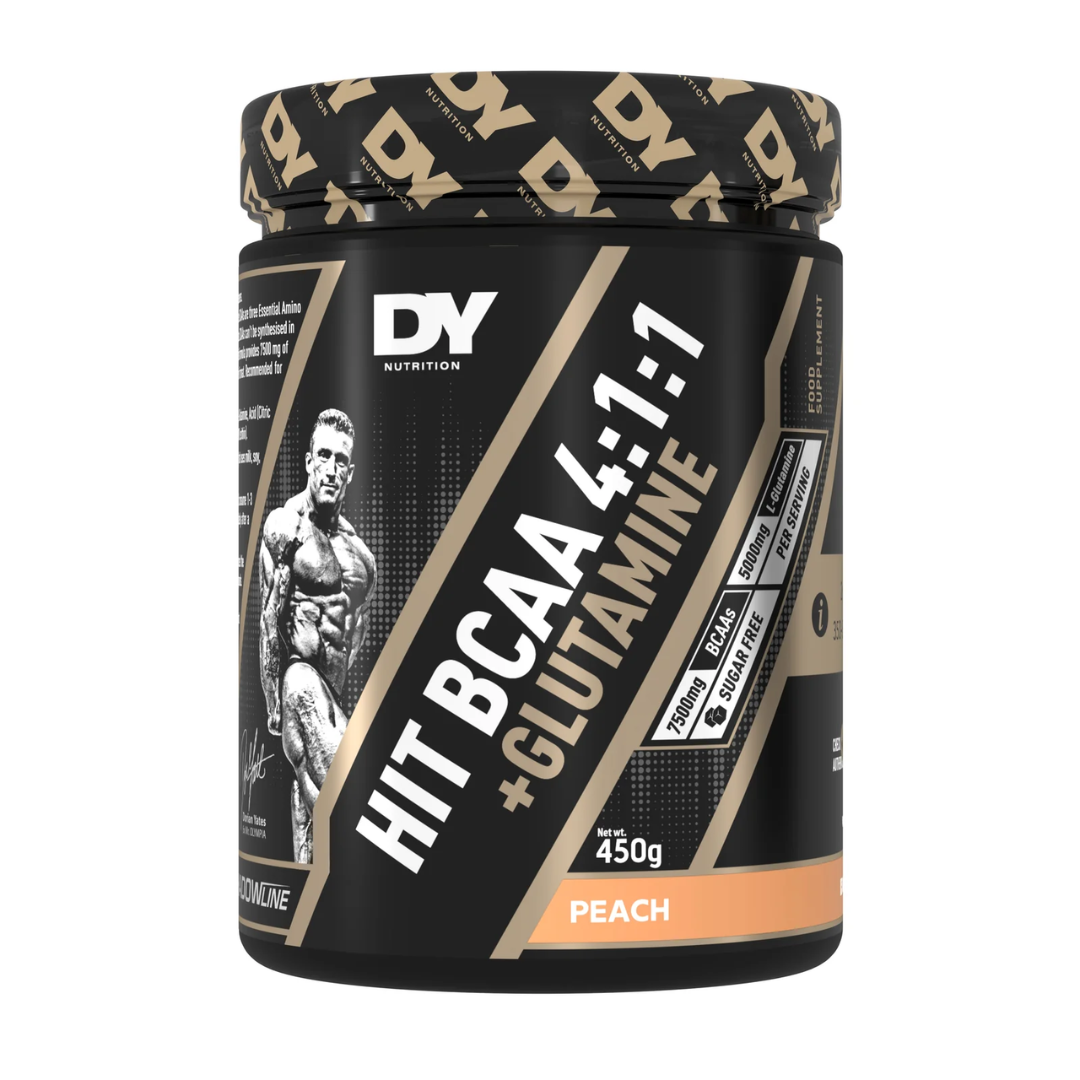 DY Nutrition Hit BCAA 4:1:1 + Glutamine 450g - Peach