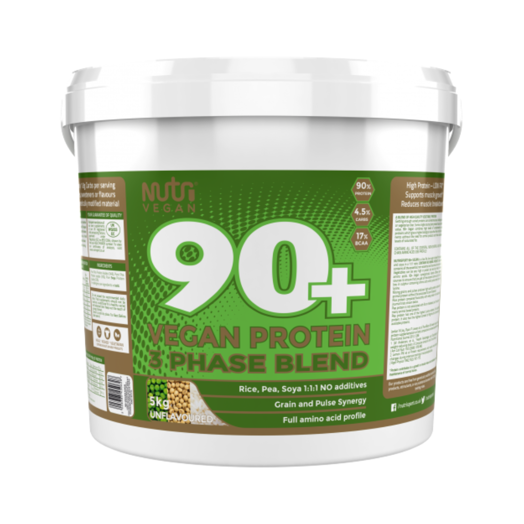 NutriVegan 90+ Protein Vegan 5kg Unflavoured