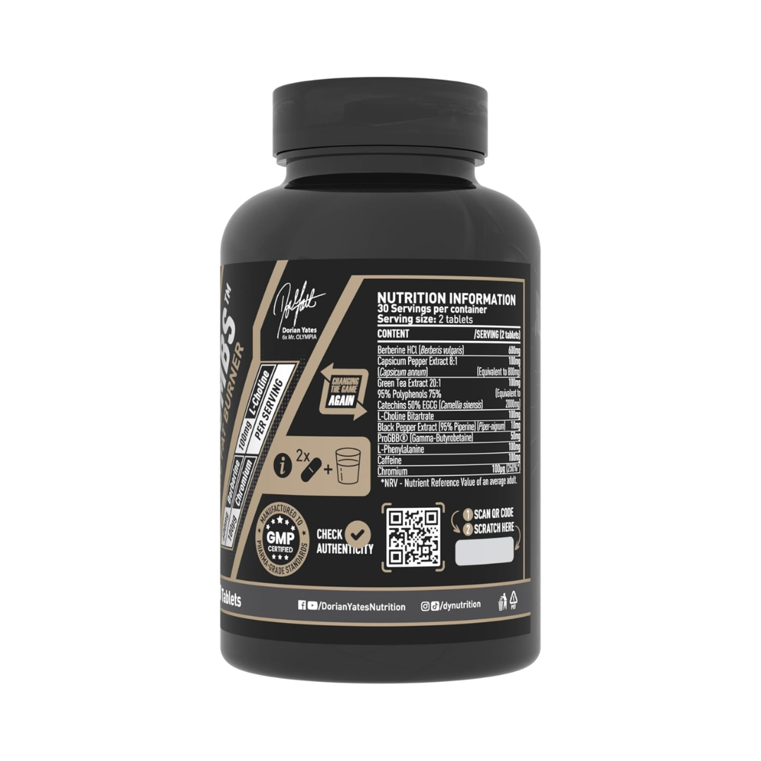 DY Nutrition Black Bombs 60 Tabs