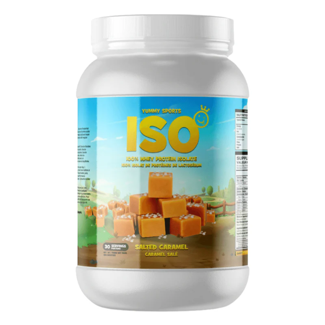 Yummy Sports ISO Tub 30 Servings 960g - Salted Caramel