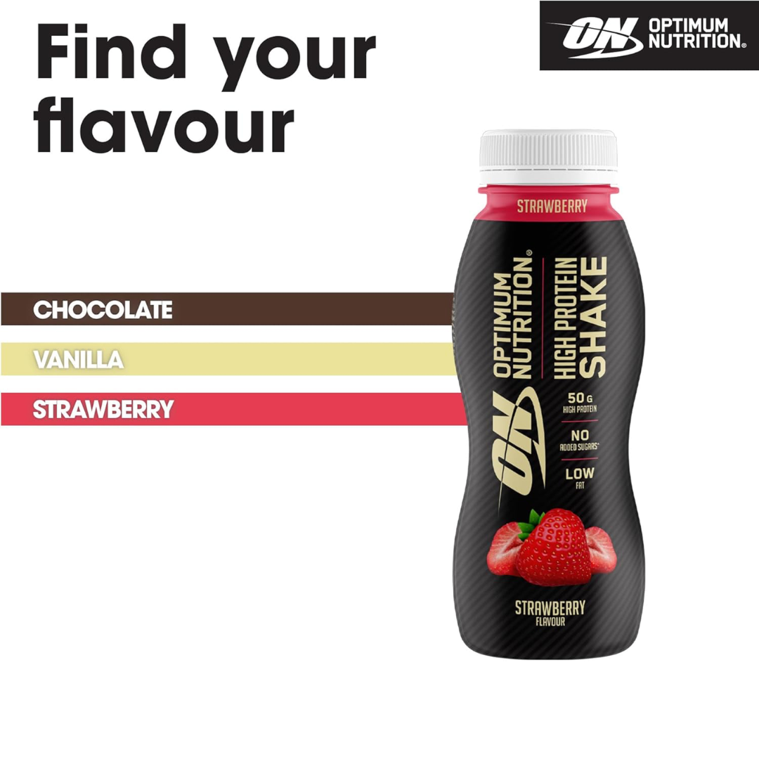 Optimum Nutrition Protein Shake 12x500ml - Vanilla