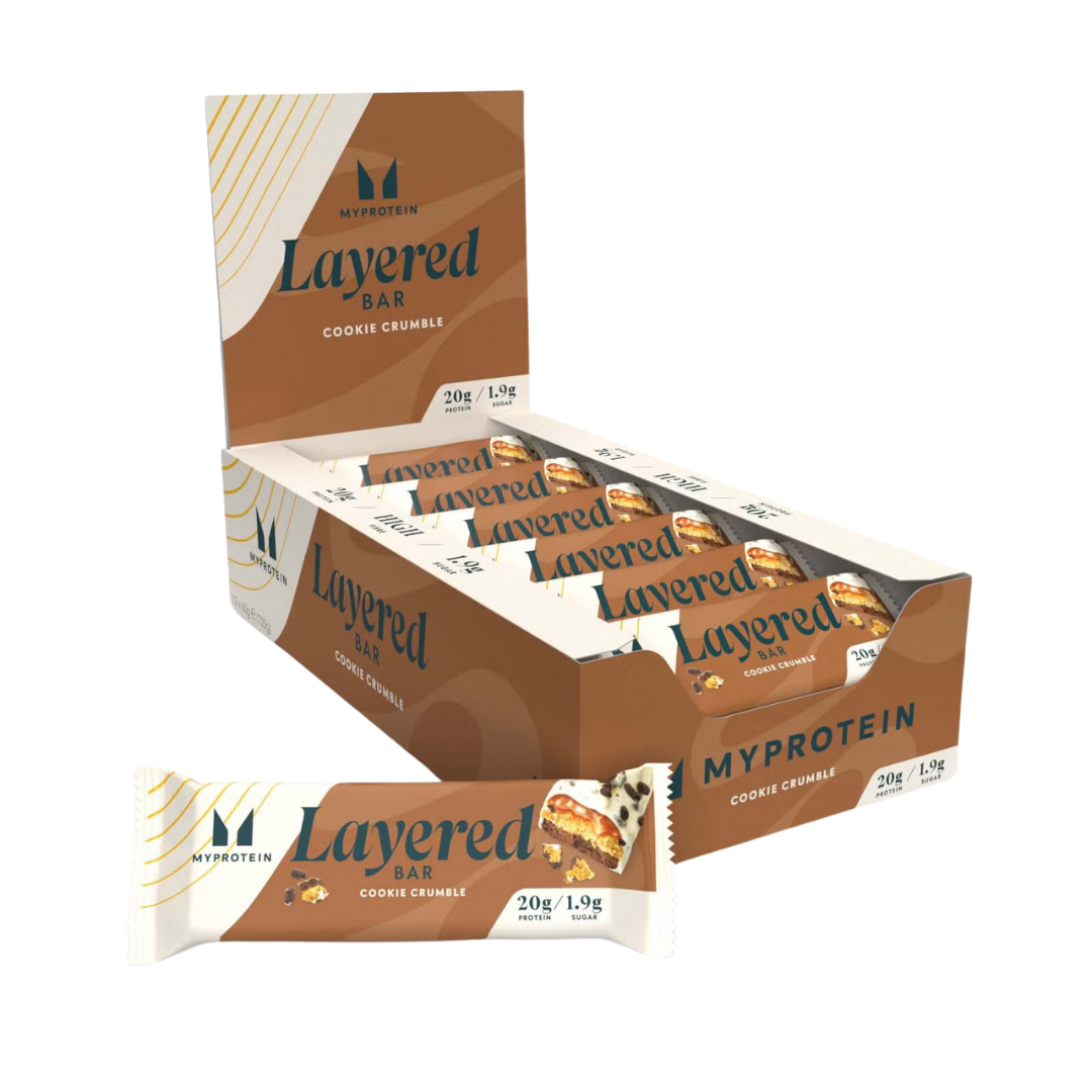 MyProtein MyProtein Layered Bar 12 x 60g - Cookie Crumble