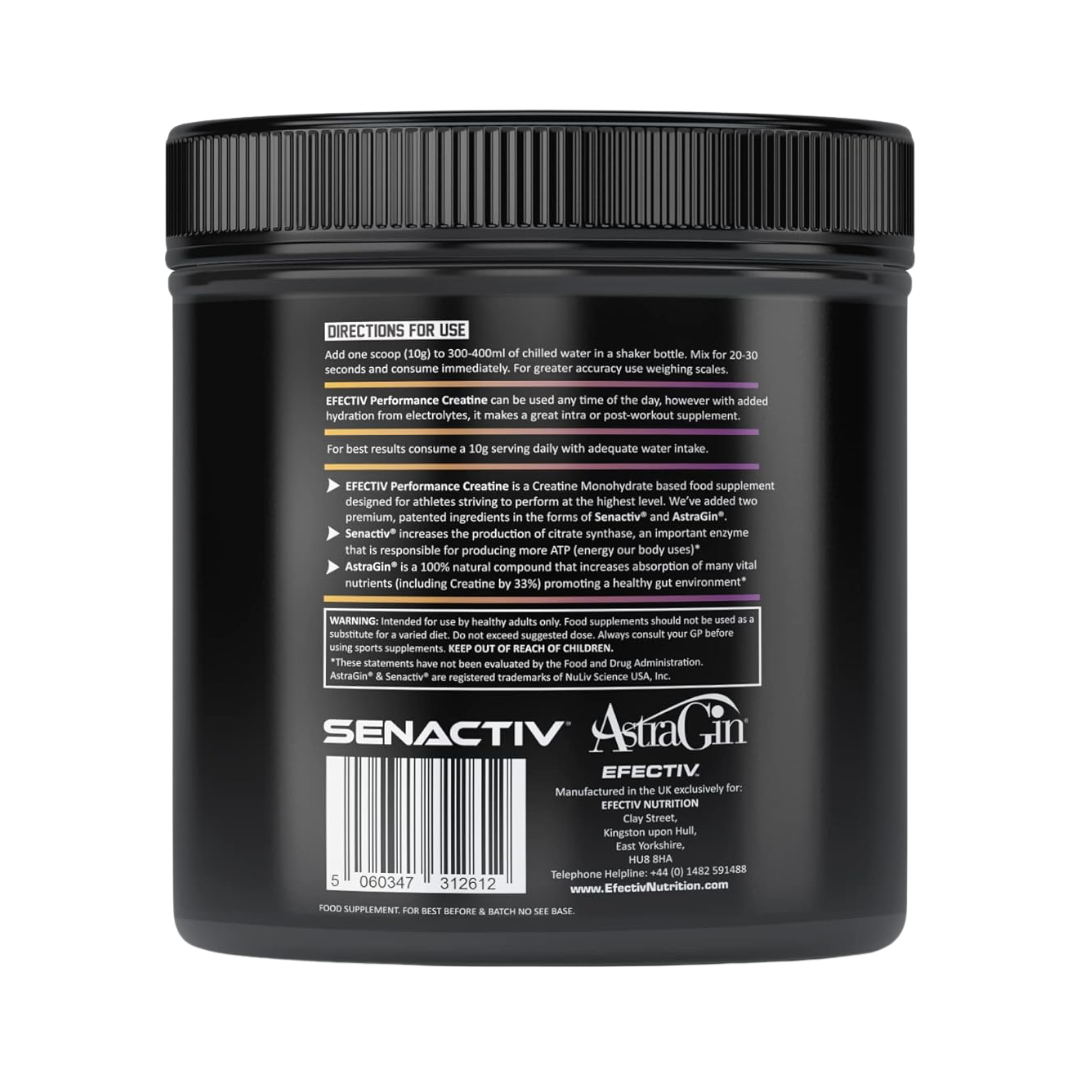 Efectiv Nutrition Performance Creatine 300g - Black Cherry