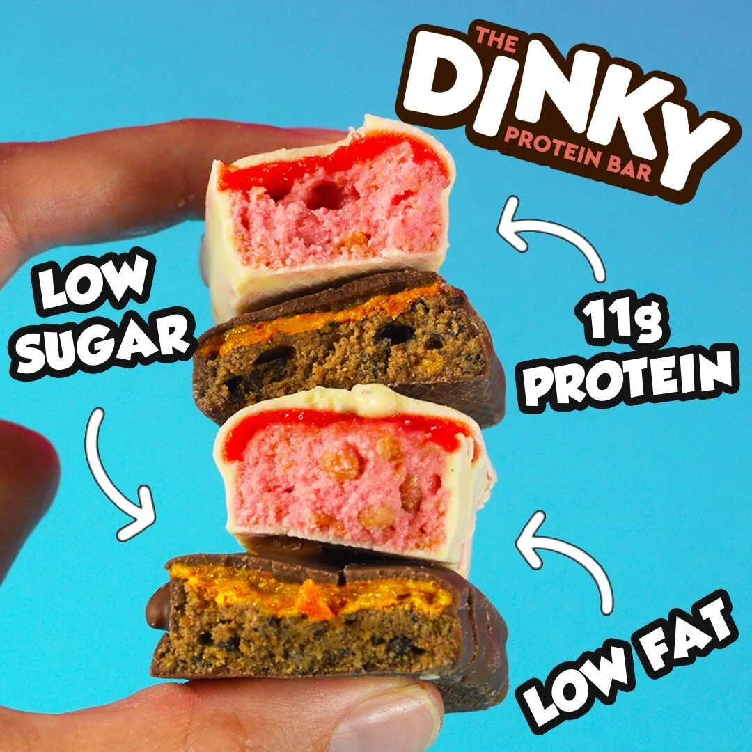 Muscle Moose Dinky Protein Bar 12x35g - White Chocolate Cookie