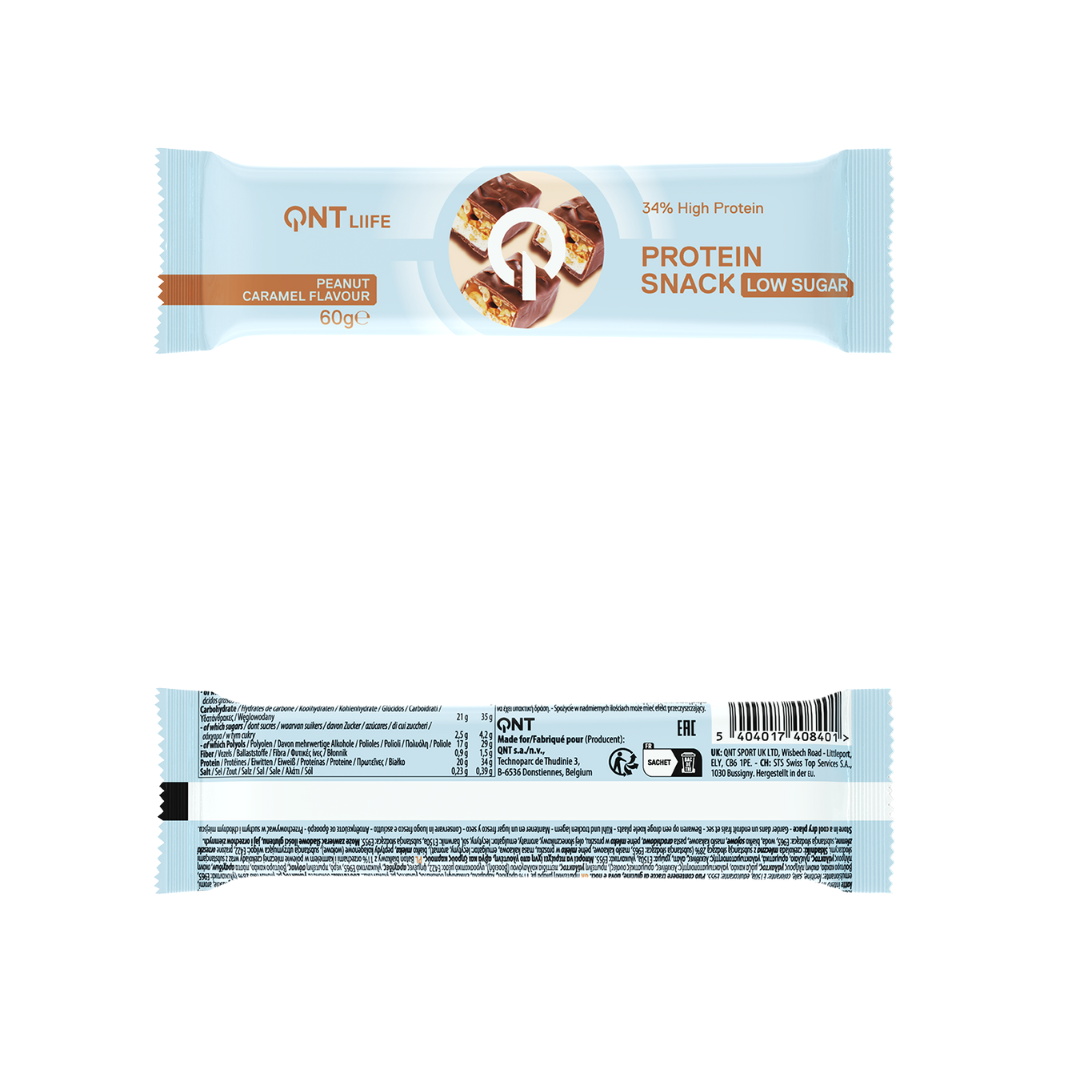 QNT Peanut Time Bar 34% 12x60g Peanut Caramel