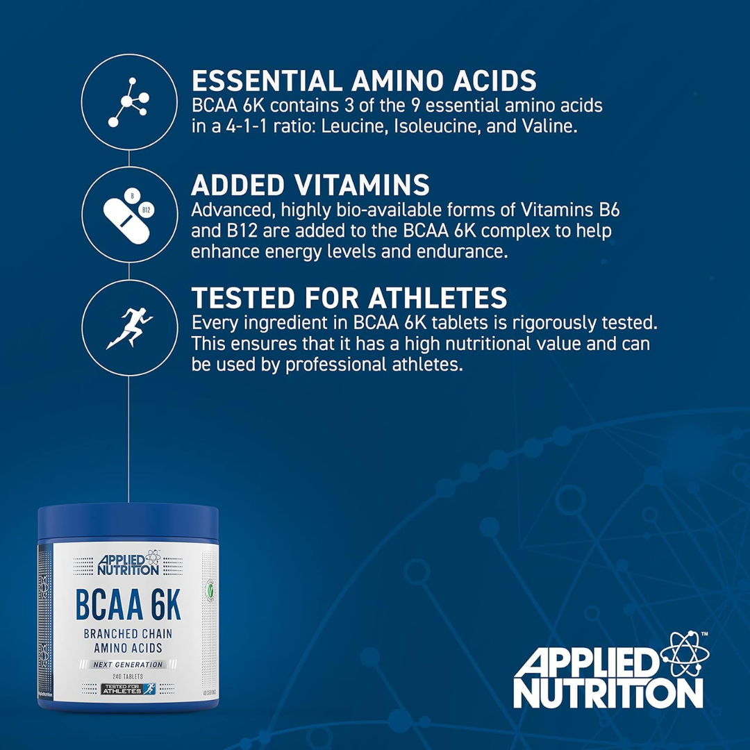 Applied Nutrition BCAA 6K 4:1:1 300 Caps