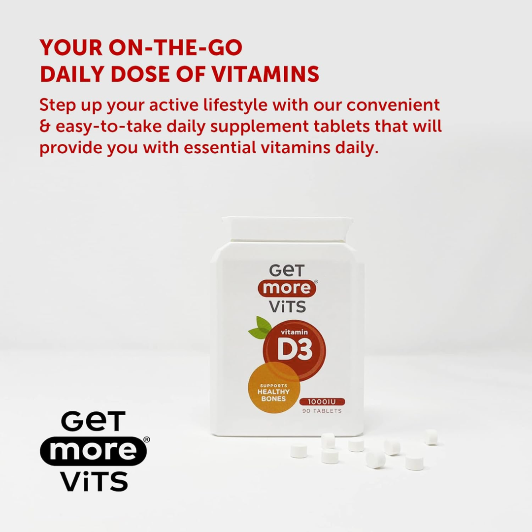 Get More Vits Vitamin D3 90 Tabs