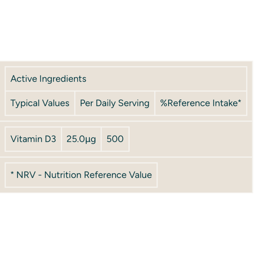 MyProtein MyVitamins Vitamin D3 180 Caps Unflavoured