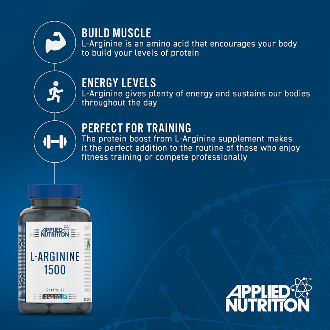 Applied Nutrition L-Arginine 1500 120 Veg Caps