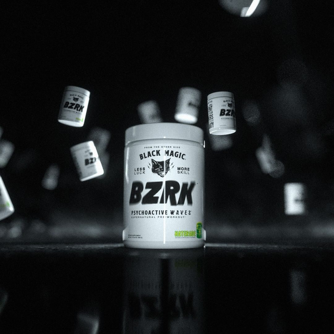 Black Magic BZRK Pre-Workout 25 Servings - Peach Rings