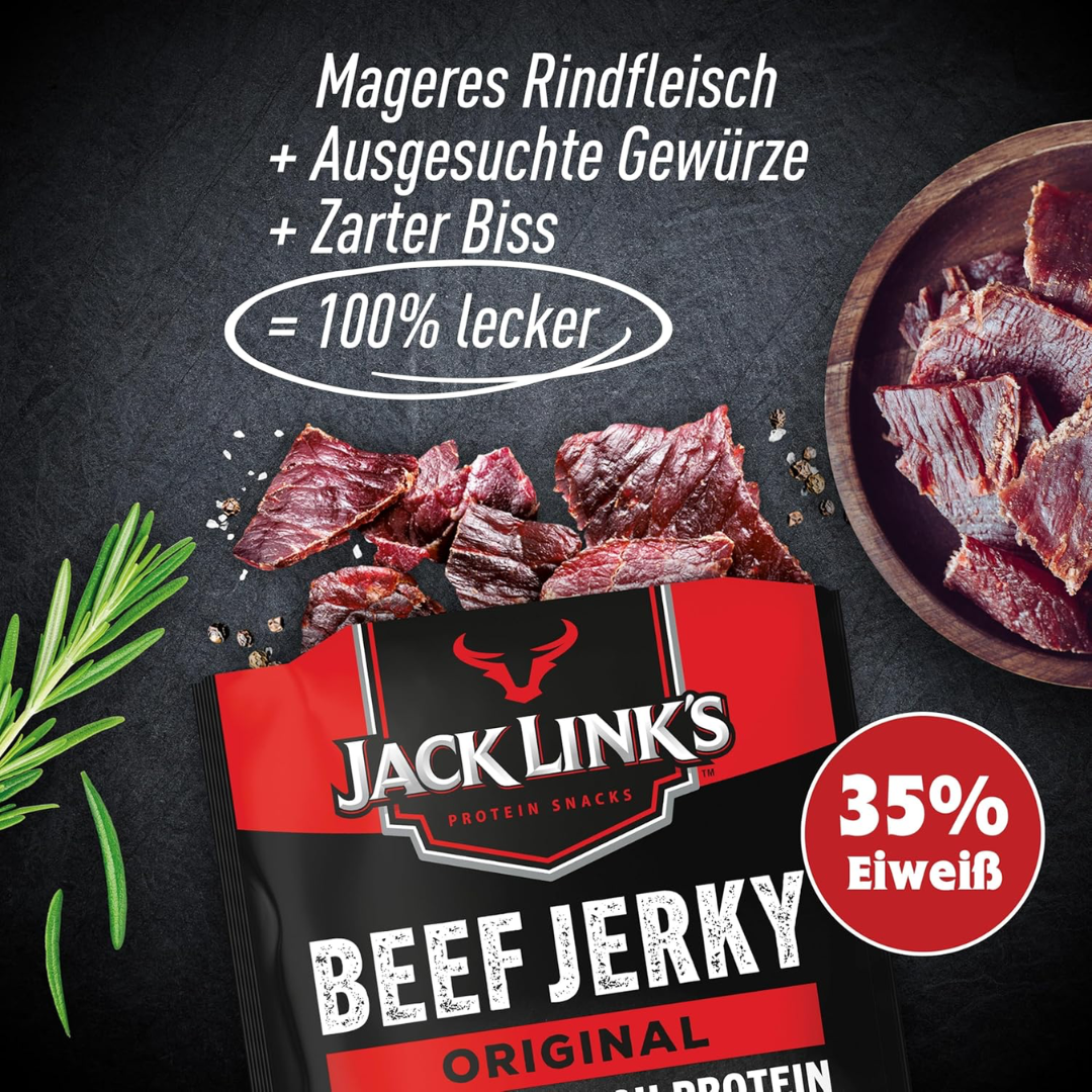 Jack Links Beef Jerky 12x25g - Sweet and Hot