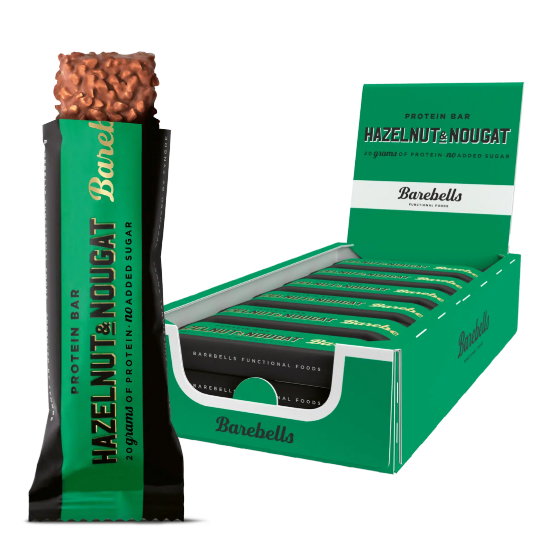 Barebells Protein Bar 12x55g - Hazelnut & Nougat