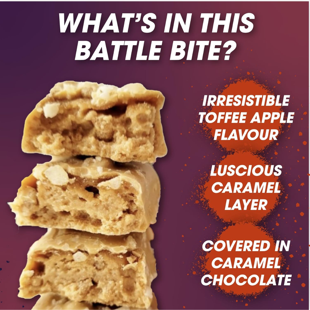 Battle Snacks Battle Bites 12x60g - Toffee Apple Popping Candy